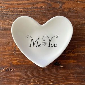Me & You Ceramic Ring & Trinket Dish